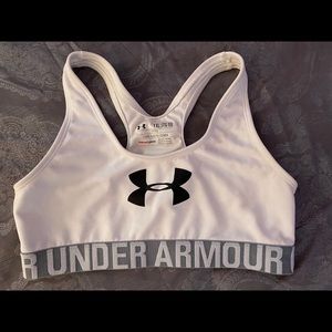 YXL Under Armour Sports Bra White
